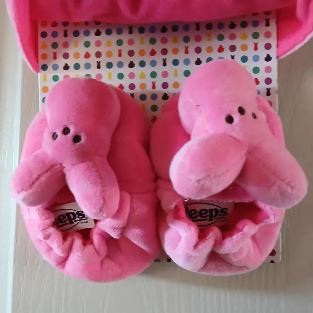 NEW Peeps pink 3 piece baby set w bunny hat booties Peppin Cute bib Easter